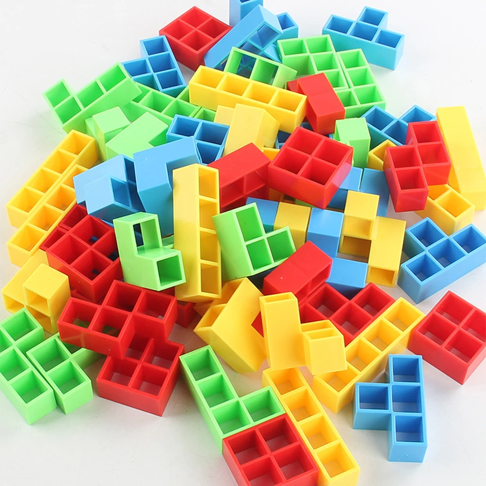 Crianças tijolo brinquedos jogo empilhamento pilha balanço blocos de construção equilíbrio puzzle placa montagem tijolo brinquedos do bebê crianças módulos equilíbrio