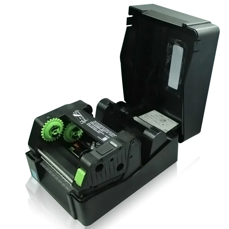TE310 Clothing Tag Wash Care PET Feed bar Code Coated Kraft Paper Label Thermal Transfer Printer With Cutter