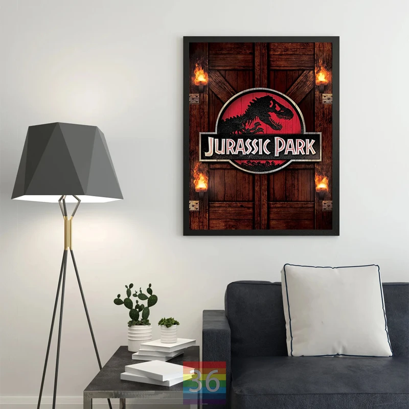 Jurassic Dinosaur Park Poster Canvas Printing Jurassic Park Wall Decor estetico Dinosaur Movie Wall Decoration Kids Room Decor