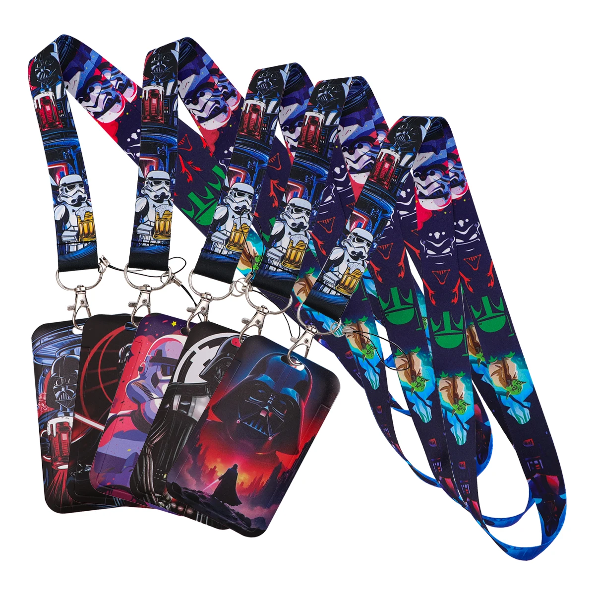 

Cool Movie Figures Lanyard Neck Strap Keychain Anime Card Cover Badge Holder Mobile Phone Hang Rope Keyring Accessories Gifts