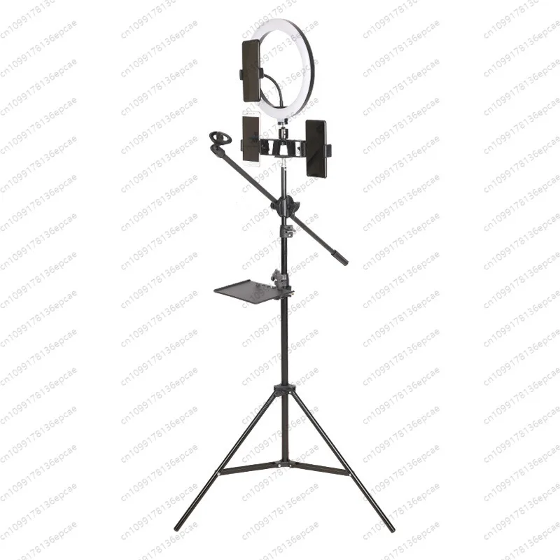 2.1M tripod  26cm filling light  three positions  microphone lever  sound card tray Shooting Floor Stand