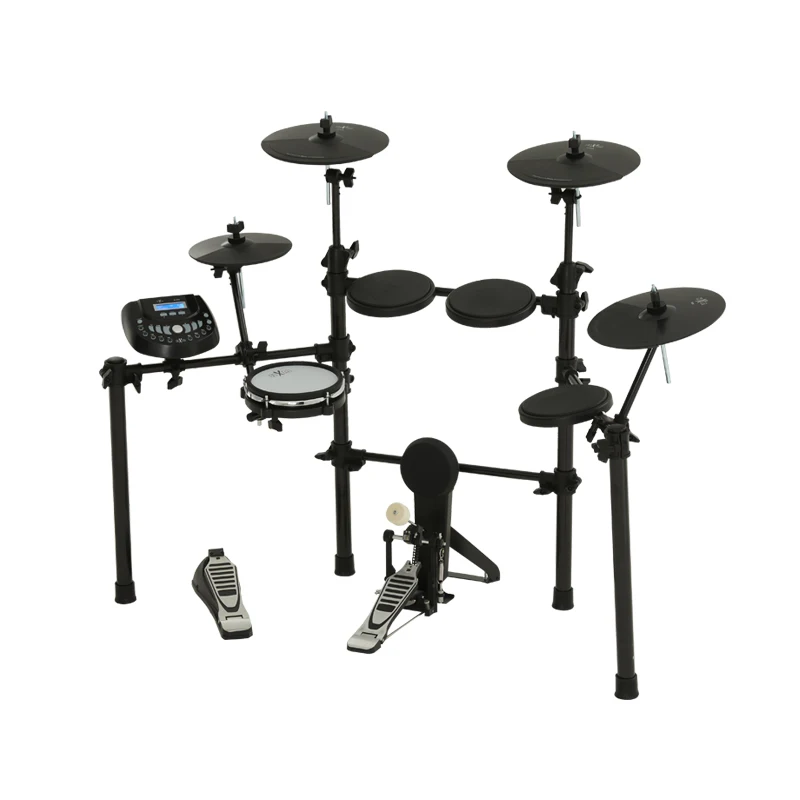 Worth Buying HXM Electronic Drum 8-piece With Mesh Snare Pad Drum Set