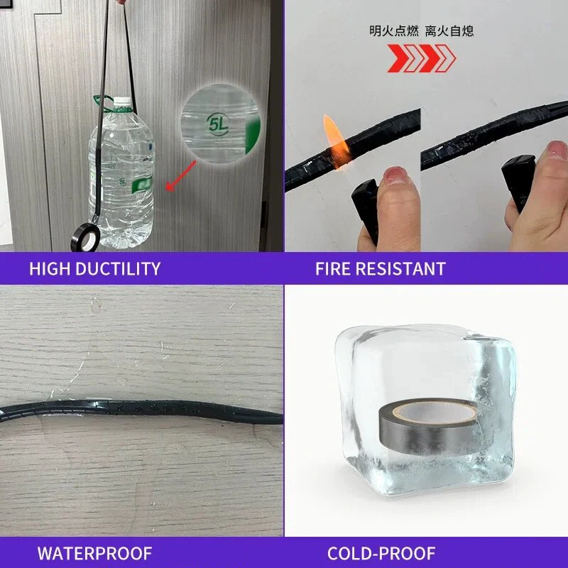 PVC colored electrical tape is waterproof, flame-retardant, insulated, and environmentally friendly