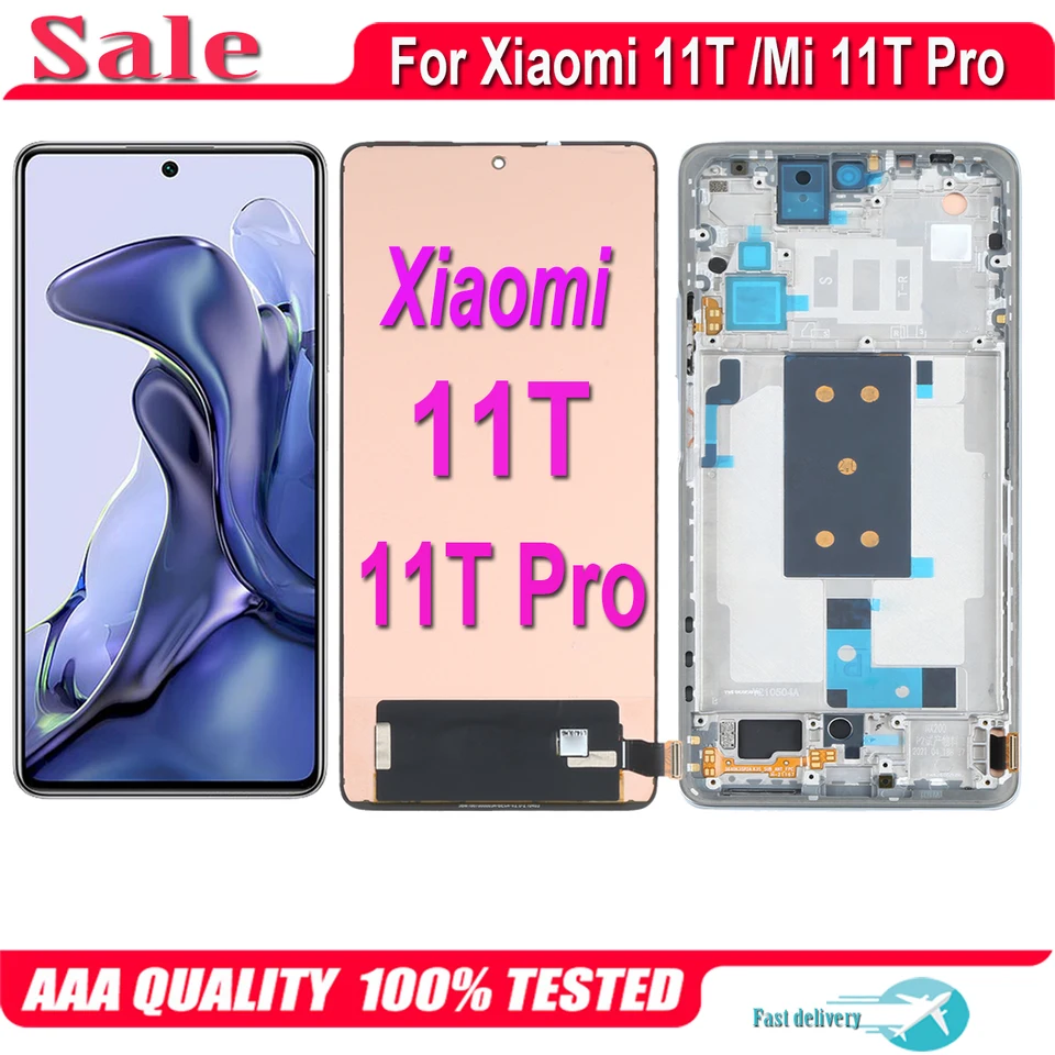 For Xiaomi 11T Pro 11TPro 2107113SG LCD Display Touch Screen