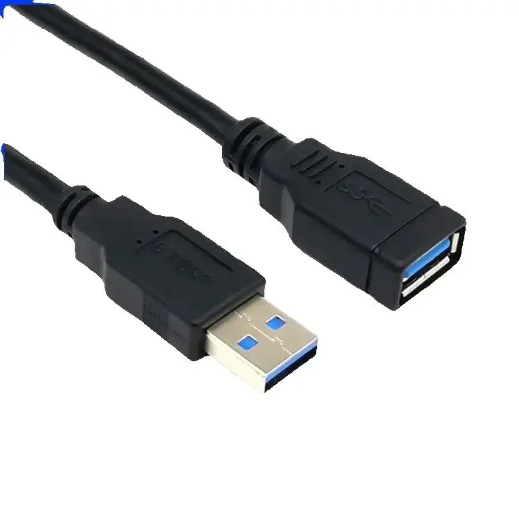 90 Degree USB 3.0 A Male To Female Adapter Cable Angle USB2.0 Extension Extender Fast Transmission Left/Right/Up/Down 5Gbps Cord
