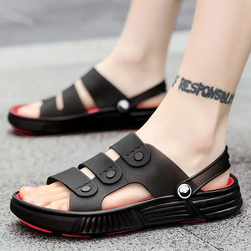 

Уличные тапочки для мужчин, домашние забавные модные противоскользящие туфли для взрослых 202, оригинальные удобные мужские повседневные сандалии Mascullino Y2k