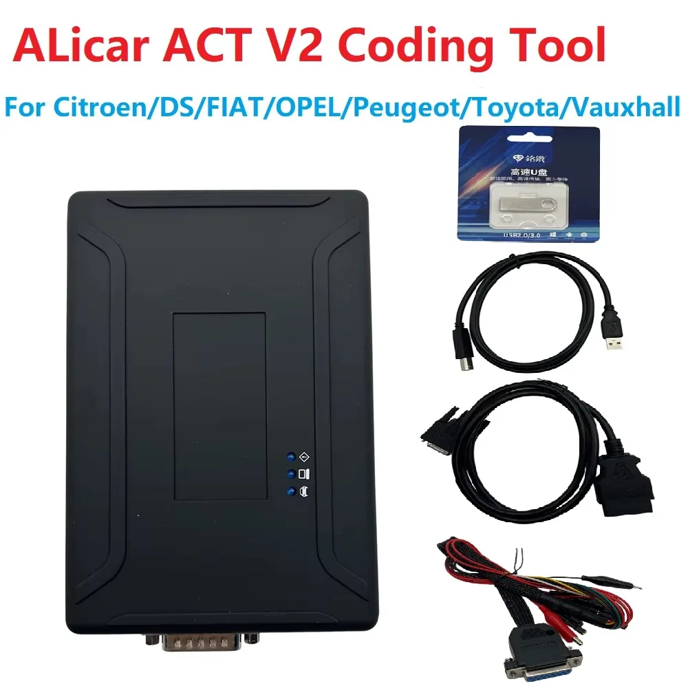 

ALicar ACT V2 Coding Tool For Citroen/DS/FIAT/OPEL/Peugeot/Toyota/Vauxhall ECU programming diagnostic tool