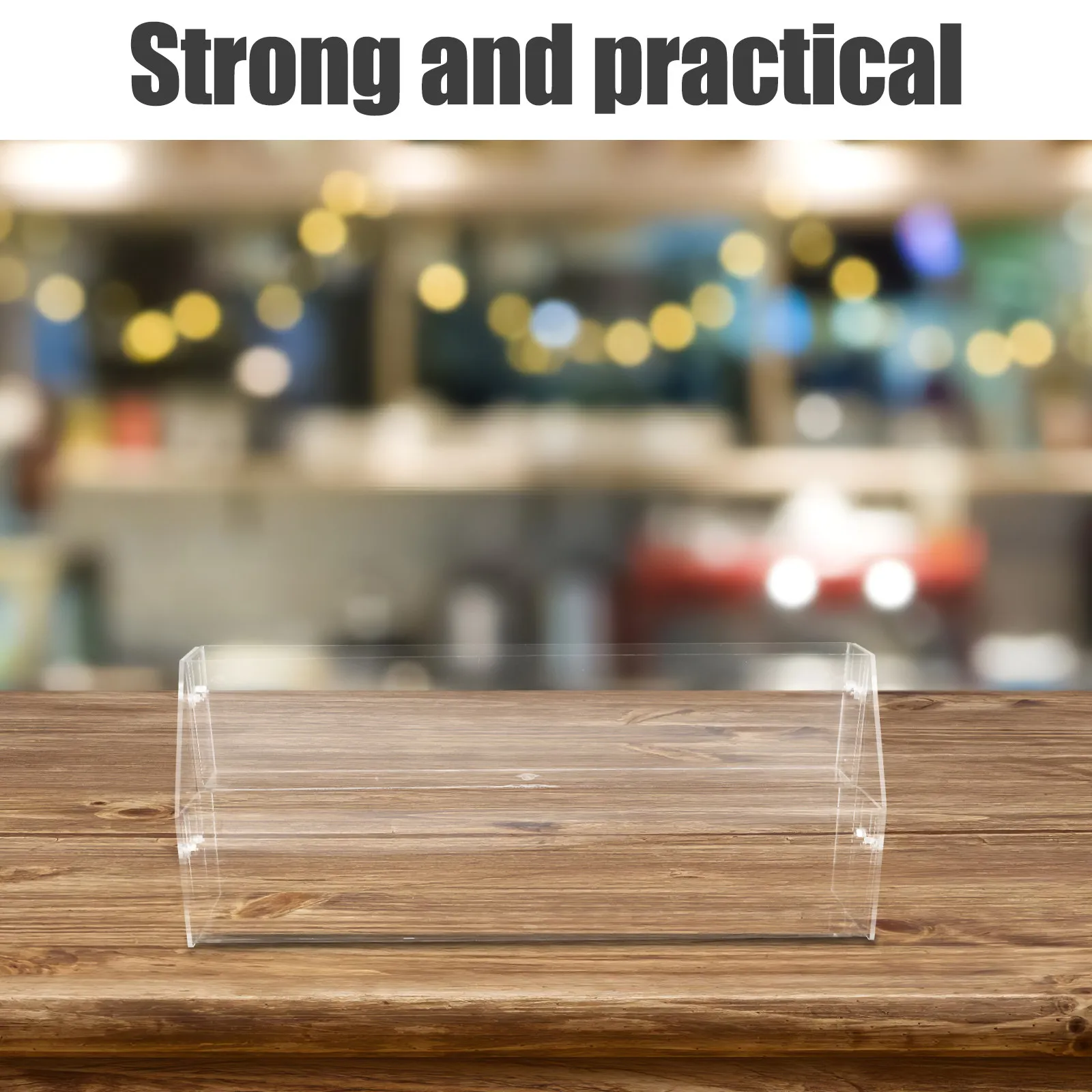 1pcs Transparent Display Rack Clear Plastic Shelf For Snack Candy Retail Tabletop Stand Vendor Market Counter Organizer view 4