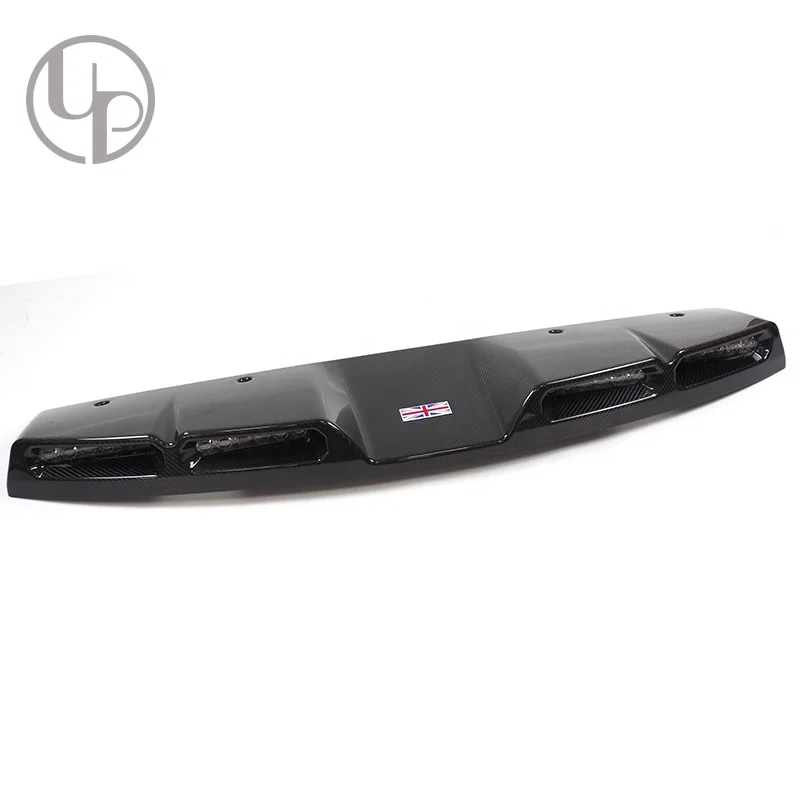 

RR Defender 2020 Year up PP or Carbon Fiber Front Roof Spoiler for Defender Roof Spoiler With 4 LED Lights