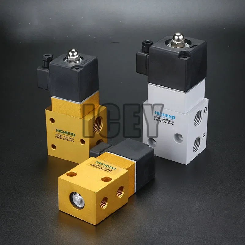 YH23JD-8 YH23JD-15 High-pressure Solenoid Valve 3 Way 2 Position Reversing Valve 2.4MPA/3.5MPA