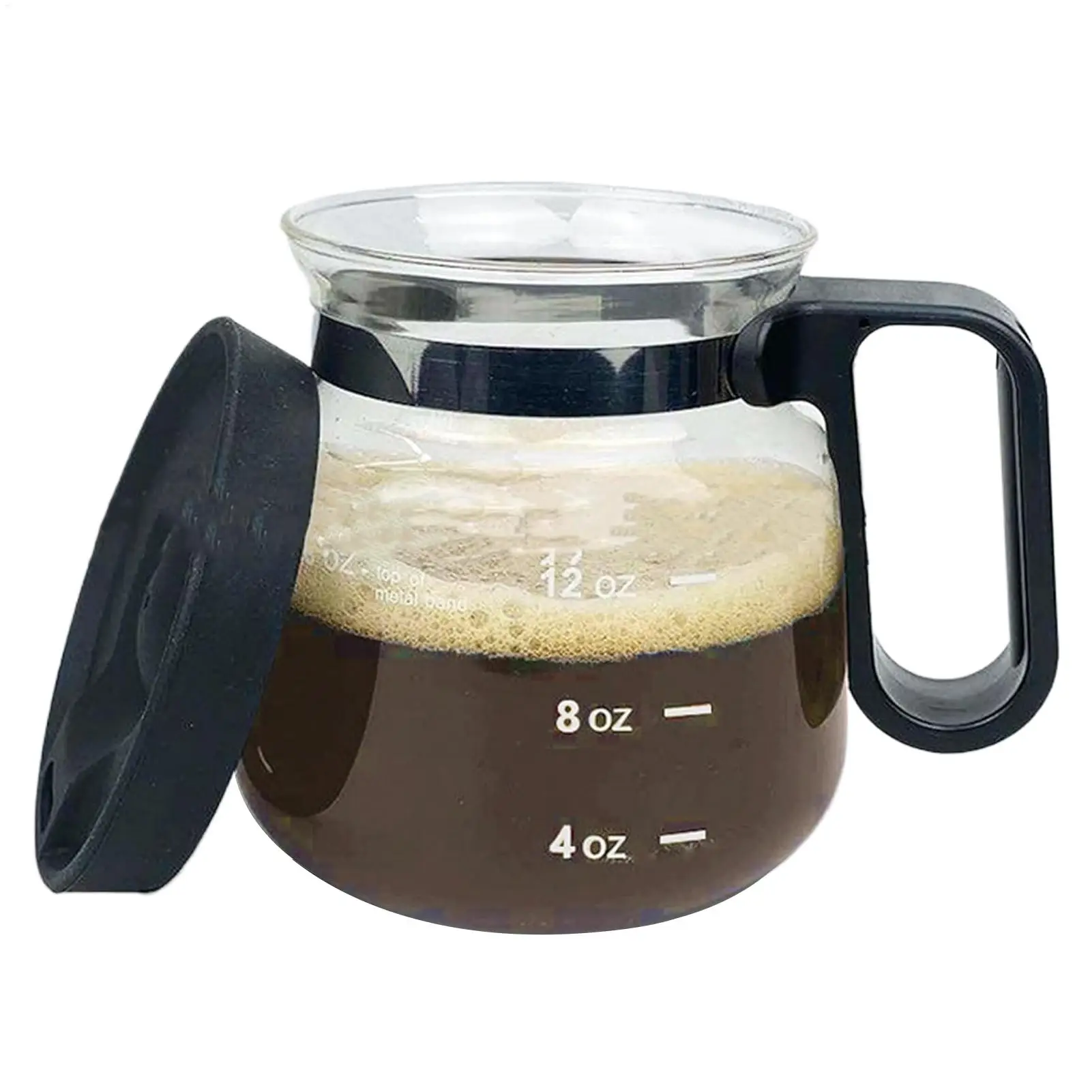 

Clear Coffee Mug 16oz Glass Coffee Mug Tea Cup Pot Drinking Cups with Lid for Hot Cold Beverage Milk Latte Cappuccino Water