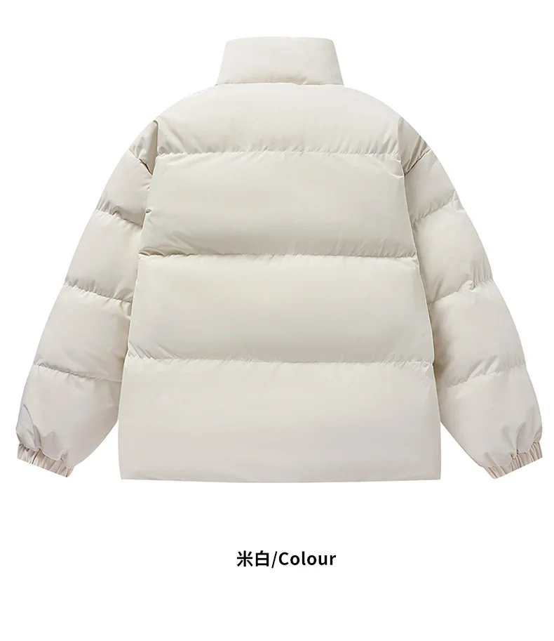 Winter New Casual Loose Thick Warm Men's Jacket Fashion Solid Color Men's/women's Jacket Coat Couple's Clothing Y2k Streetwear