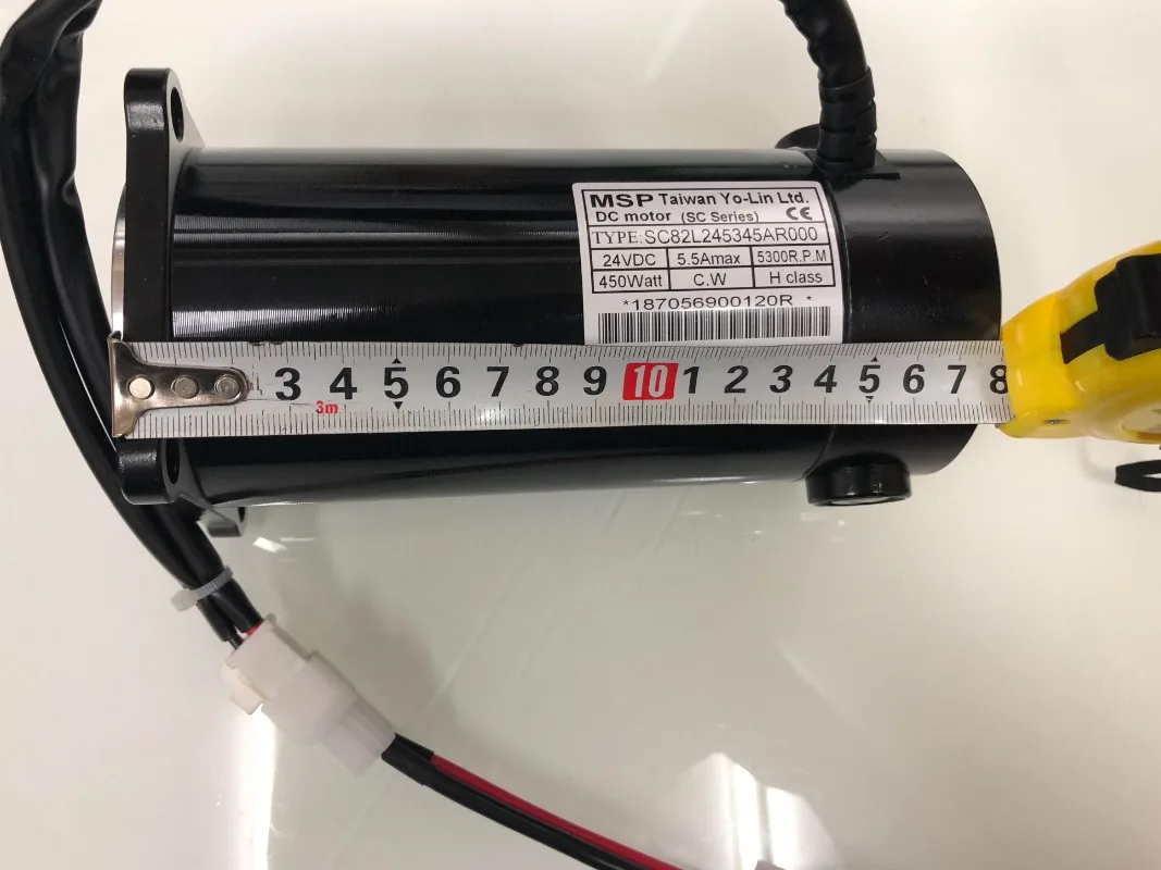 Shoprider 889 Motor 24V DC 450W 5300rpm 2-pole Brushed for electric handicapped mobility scooter parts