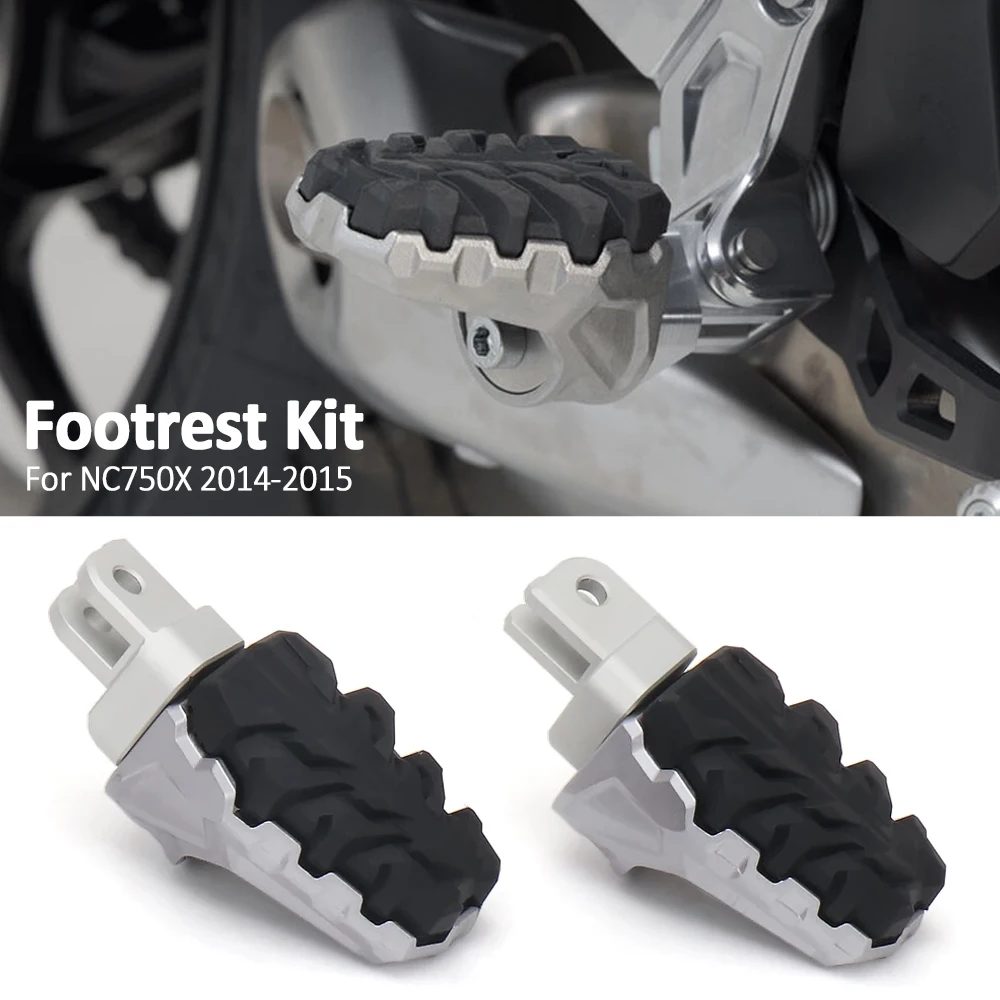 

Motorcycle Footpegs Accessories For Honda NC750X NC 750X NC 750 X 2014 2015 Footrest Rear Pedal Kit Foot Stand Foot Rest