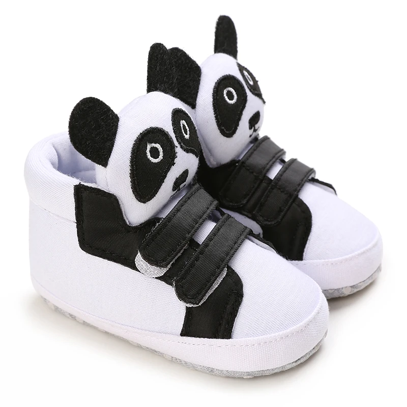 New Popular Newborn Boy Girl Shoes First Walker Baby Shoes Soft Non Slip Sole Lovely Cartoon Casual Canvas Children Shoes
