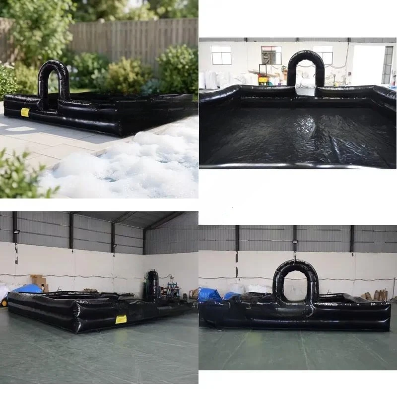 for  15X15ft Black Inflatable Foam Pool Commercial Large Children's Outdoor Carnival Dance Floor  Foam Party Games