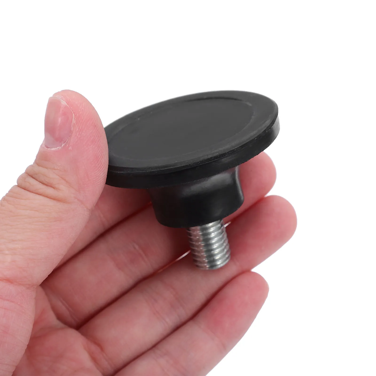 

12Pcs Rubber Shock Absorbing Feet Furniture Levelers M10 Threaded Adjustable Desk Chair Table Cabinet Leg Stabilizers Nonslip