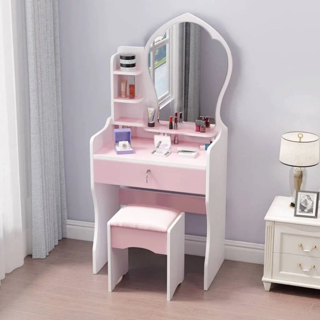 Rolling Manicure Dressing Table Modern Simple Cheap White Dresser Storag Makeup Vanity Etocador De Maquillaje Home Furniture