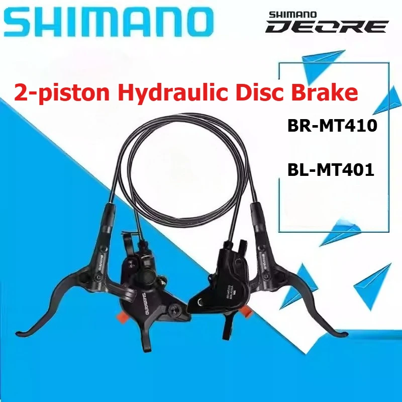 

Shimano MT410 Brake 2 Pistons MTB Hydraulic Disc Brake 800mm 1500mm Clamp Mountain Bicycle Brake Original