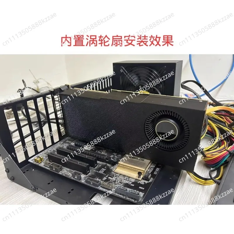 MI50 GPU Aftermarket Cooling Modification Integrated Turbo Cooling Fan