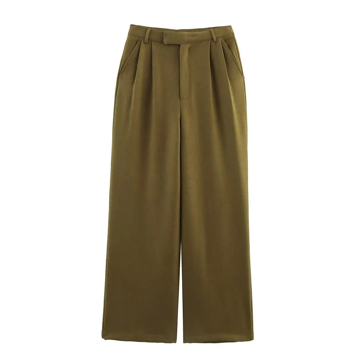 

High Waist Wide Leg Pants Draped Loose Casual Trousers Women's New Straight Cut Formal Pants High Waist Long Pants for Women