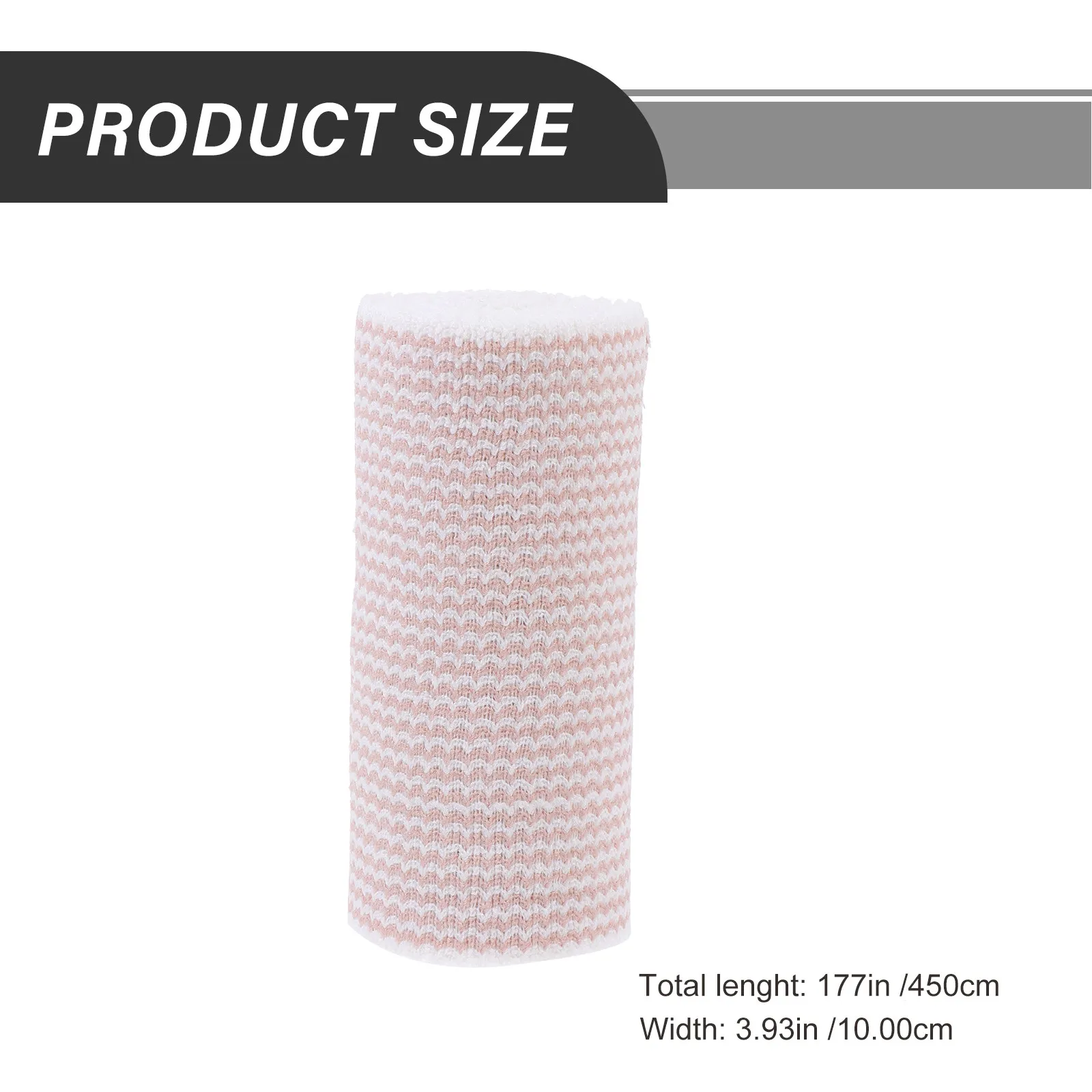 2Pcs Elastic Bandages High Stretch Sports Self-Adhesive Durable Compression Knitted Fabric Support for Sprains