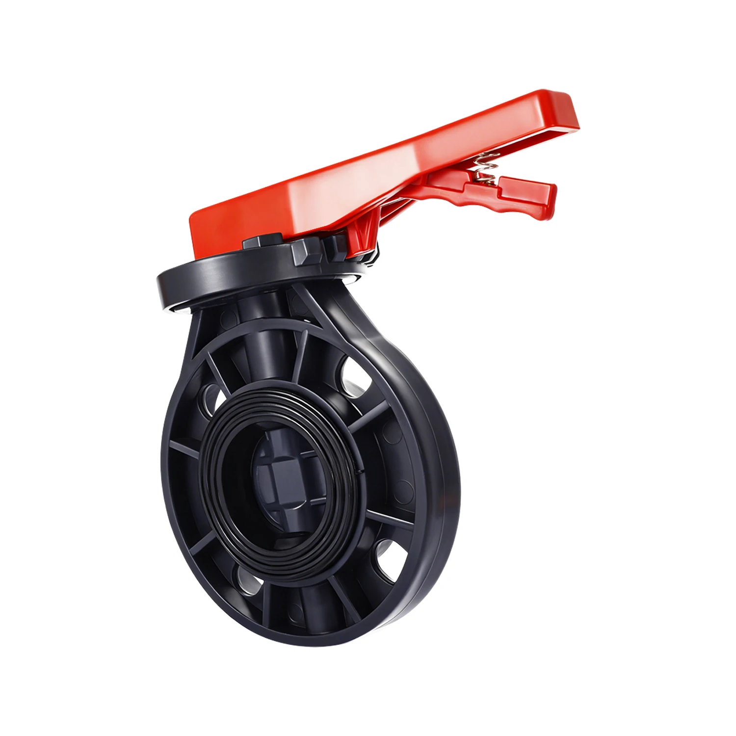 PVC Butterfly Valve Socket Type Disc Valve 63-110mm Garden Irrigation Plastic Valve One-Piece Pipeline Valve Water Pipe Fitt 1PC