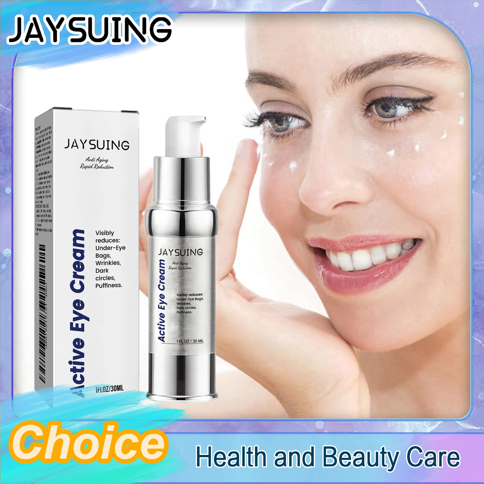 Eye Cream Hyaluronic Acid Diminishes Fine Lines Anti-Aging Removes Eye Bags Dark Circles Deeply Moisturize Eye Firming Cream New