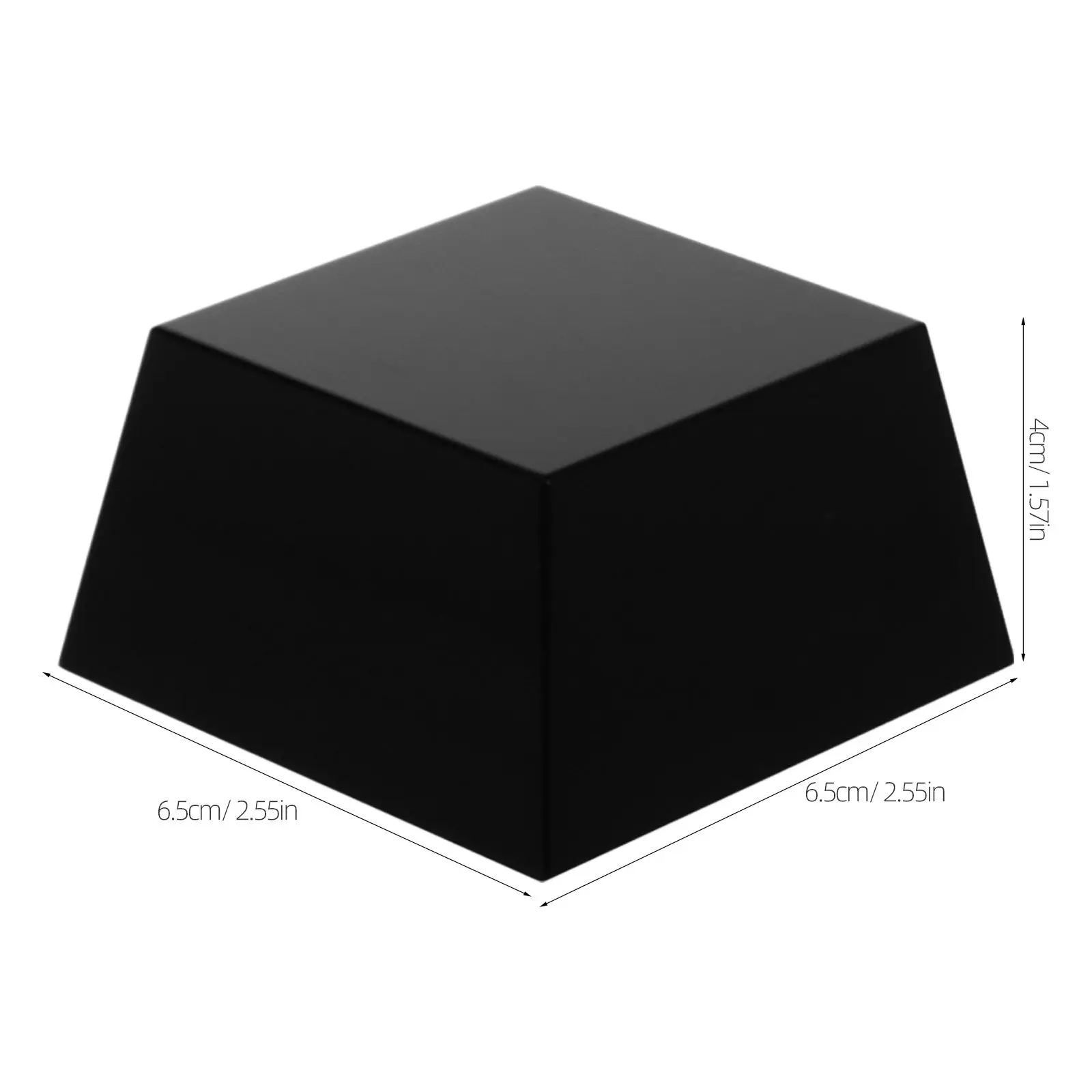 3Pcs Black Crystal Display Base Trophy Stand Engraving Option for Awards Sports Office Competitions Trophy Stand Base