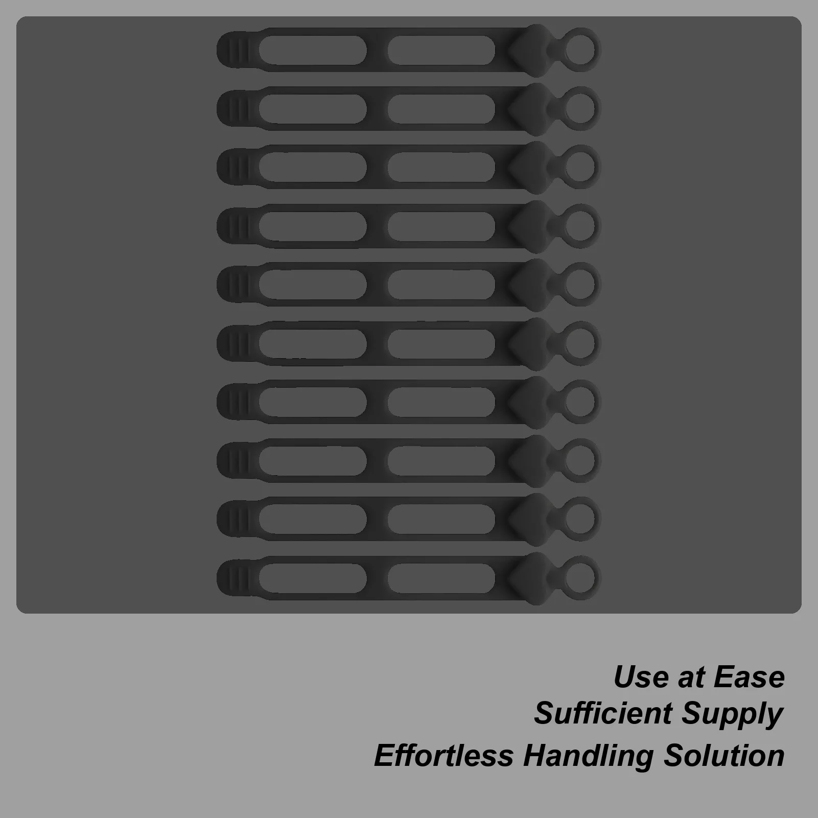 Cable Ties 10 Piece Silicone Ties For Cords And Cables To Organize Elastic Fastening Cord Organizer For Storage Management Desk