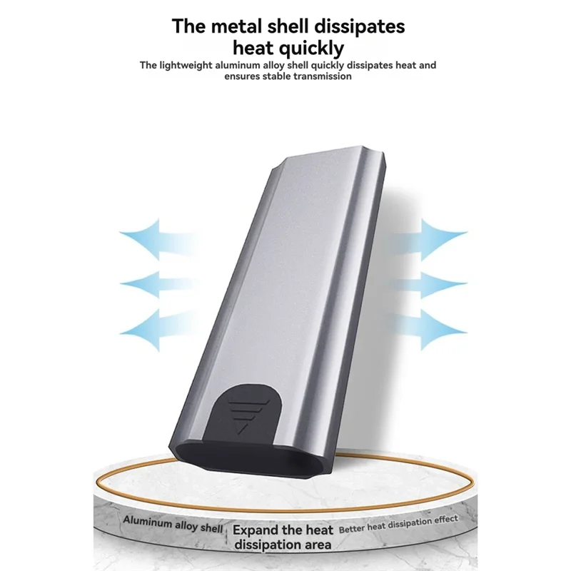 M2 NVME NGFF SATA Ssds USB 3.2 인클로저용 휴대용 외장 드라이브 케이스-2230/2242/2260/2280 B 지원