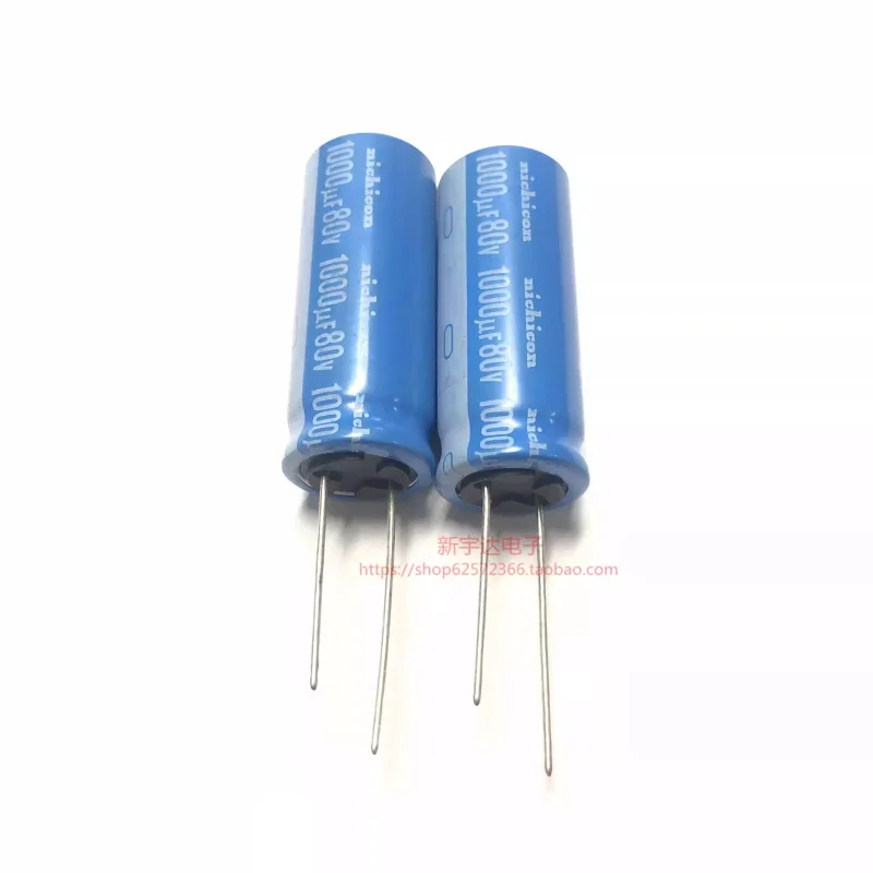 10-100PCS 80V1000UF 16X40 Nichicon BT Series High Temperature Resistant 125 ° C 1000UF80V Electrolytic Capacitor