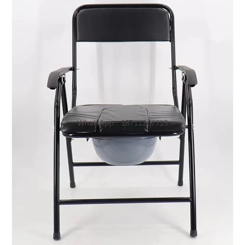 mobile toilet, wheelchair for the disabled, folding toilet for the elderly, toilet for patients, toilet for pregnant women