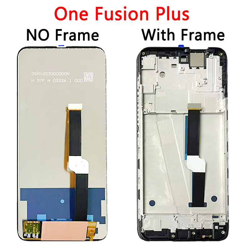 Nowy zestaw digitizera z ekranem dotykowym Motorola jeden Fusion XT2073-2 ekran dotykowy LCD dla Moto One Fusion + OneFusion Plus PAKF0002IN