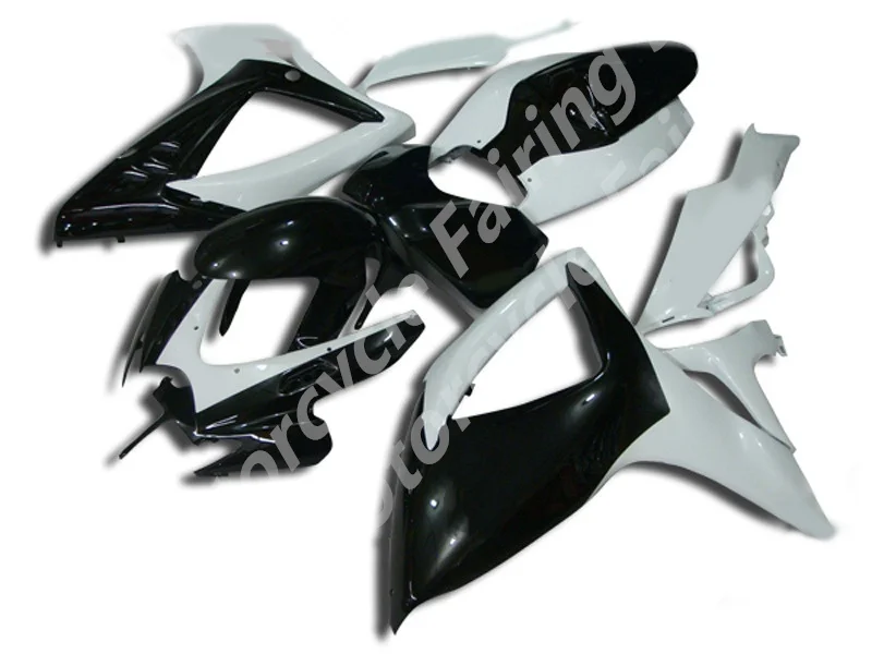 white black fairings for  G S XR 600 750 K6 K7 2006 2007 black fairing kit G S XR600 G S XR750 06 07