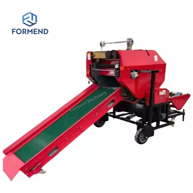 Economical Straw Bale Wrapper Machine Cost Effective Round Bale Wrapping for Farmers