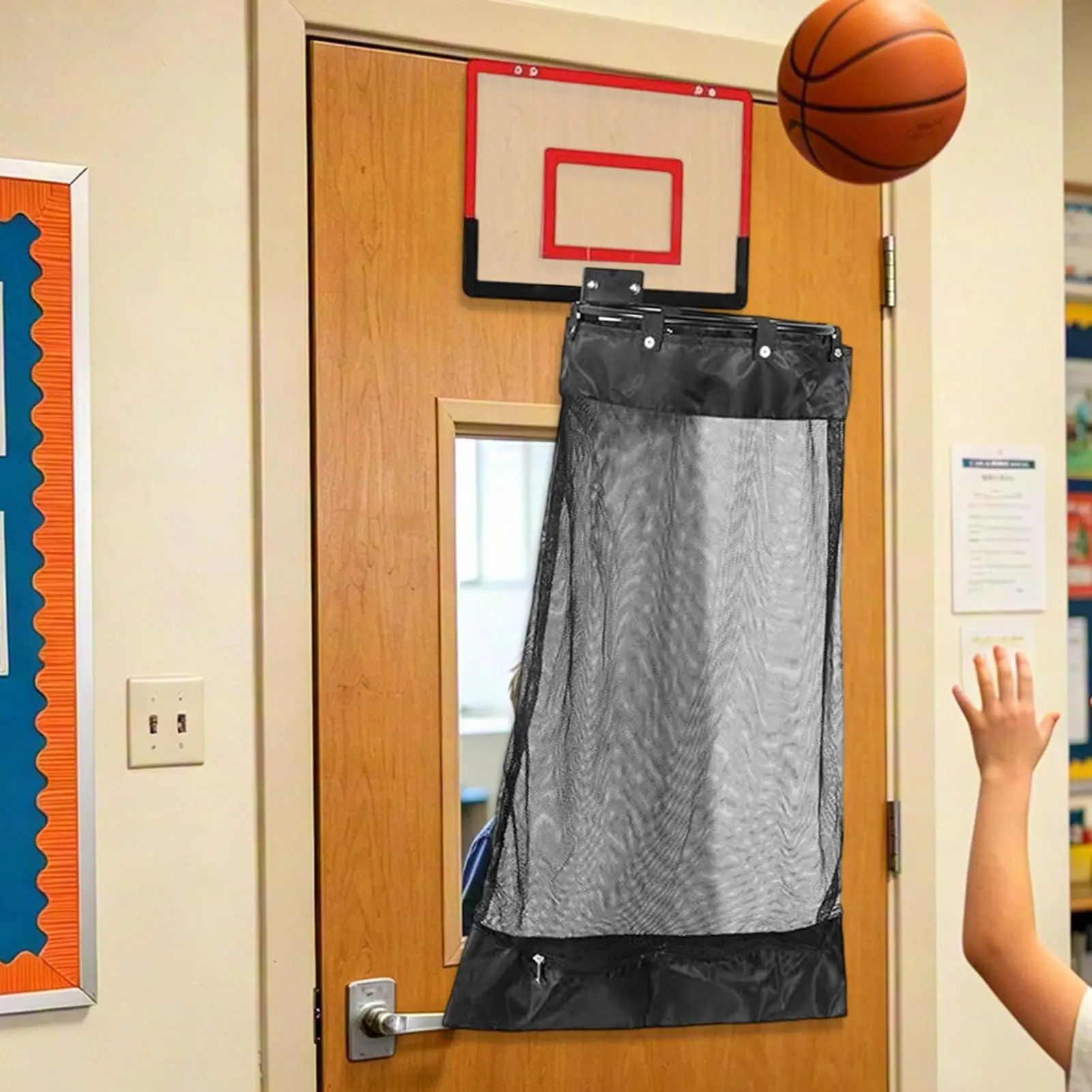 

Door Basketball Hoop Portable Large Compact Game With Backboard Kids Basketball Hoop For Backyard Park Pool Beach Playroom