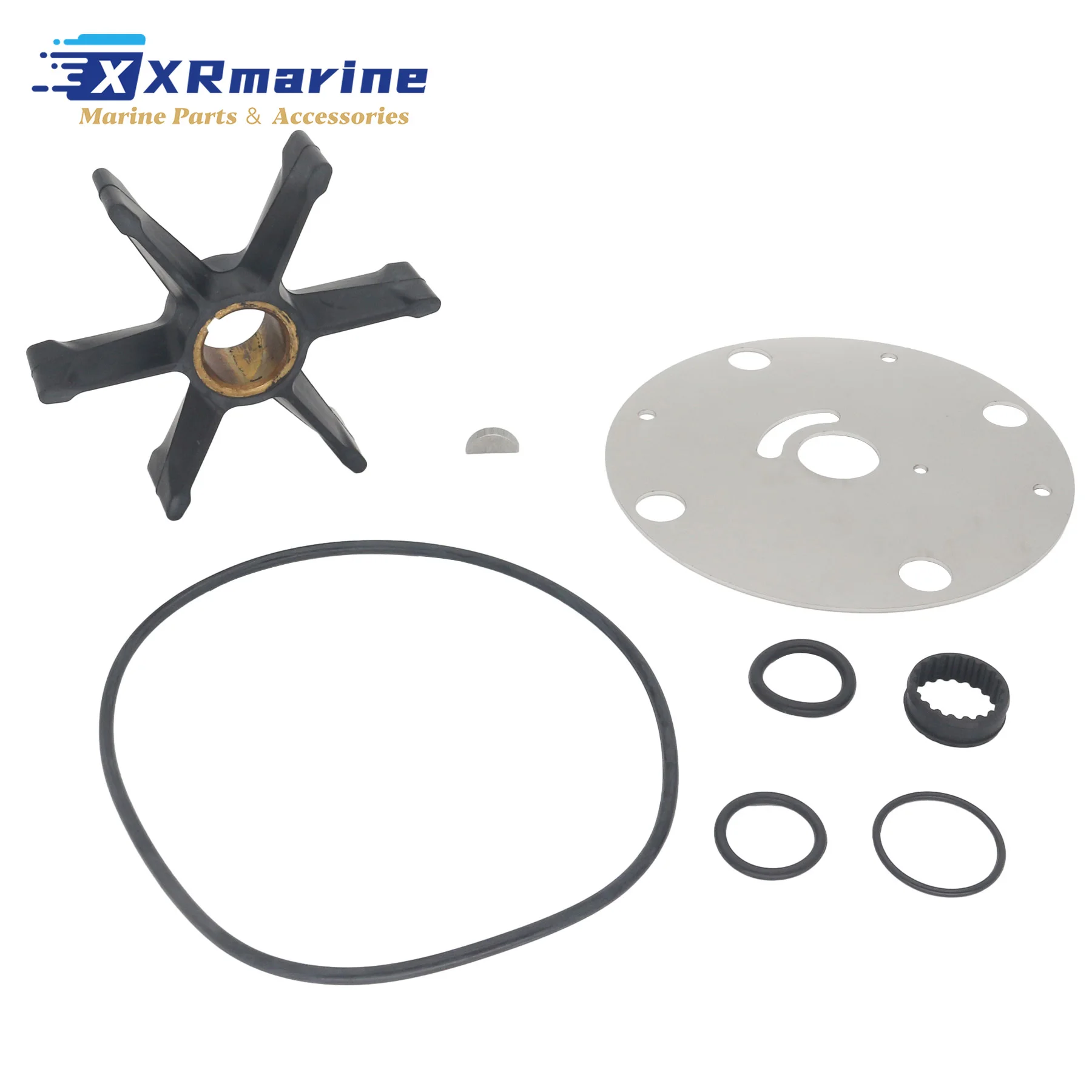 

Ремкомплект крыльчатки водяного насоса 983218 для двигателей OMC Stringer 1962-1985 годов, заменяет 0983218, 981802, 18-3386, 12190