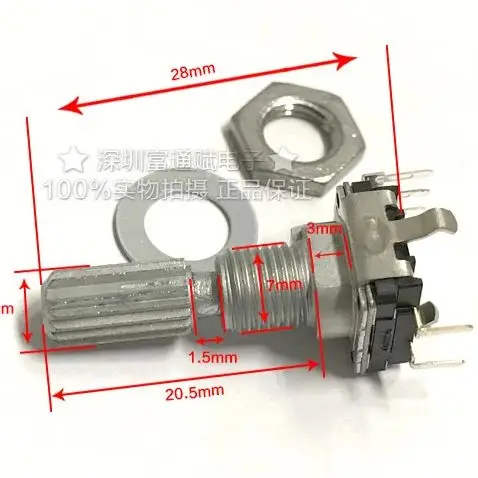 [VK] Japan coding switch EVYAAQ40215B EC11-30 bit -20 flower axis with a switch encoder