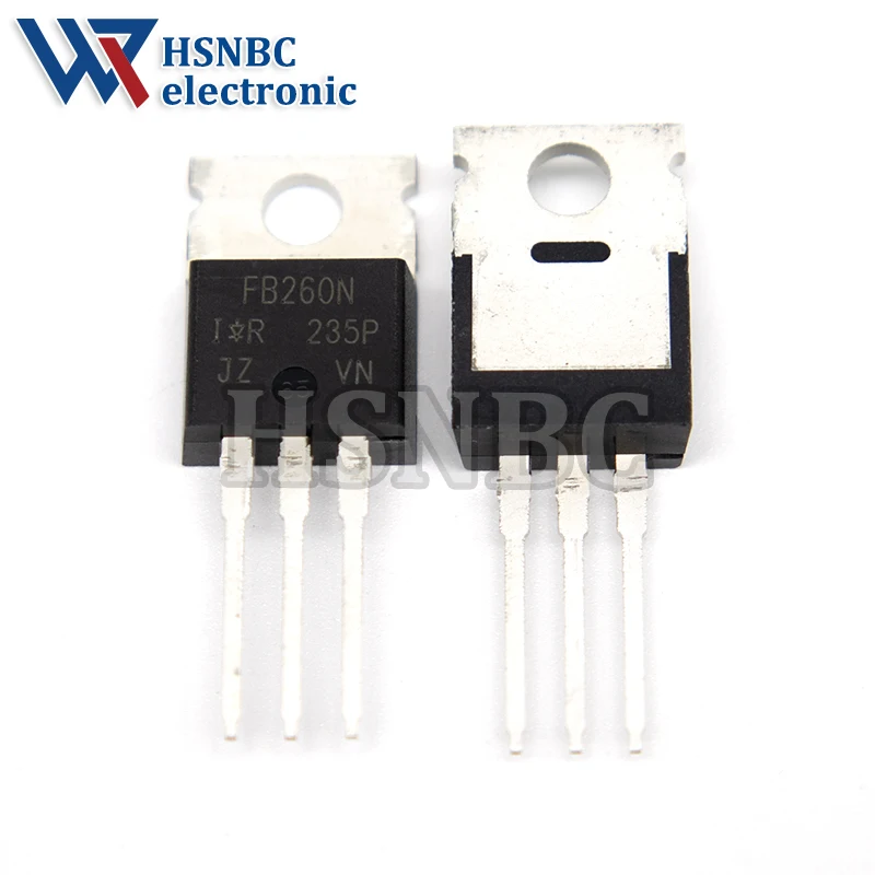 10 قطعة/الوحدة IRFB260N IRFB260NPBF IRFB260 TO-220 56A 200V N-قناة الطاقة MOSFET الترانزستور 100% جديد الأصلي