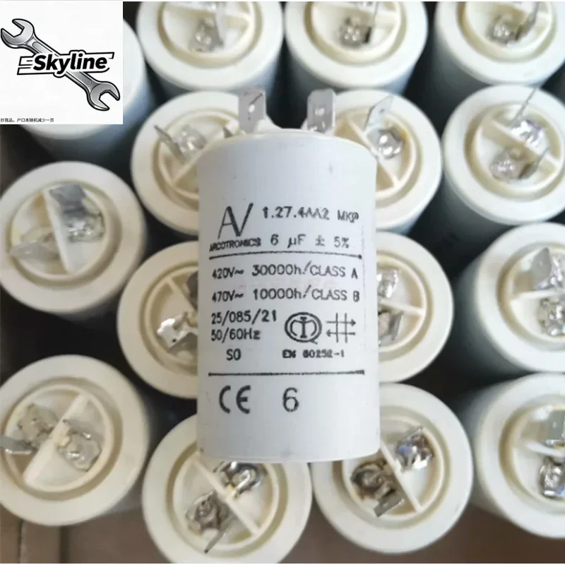 for ARCOTRONICS Startup Capacitor AV 1.27.4AA2 MKP 6uF/5uF/8uF/3.5uF ABB Specific