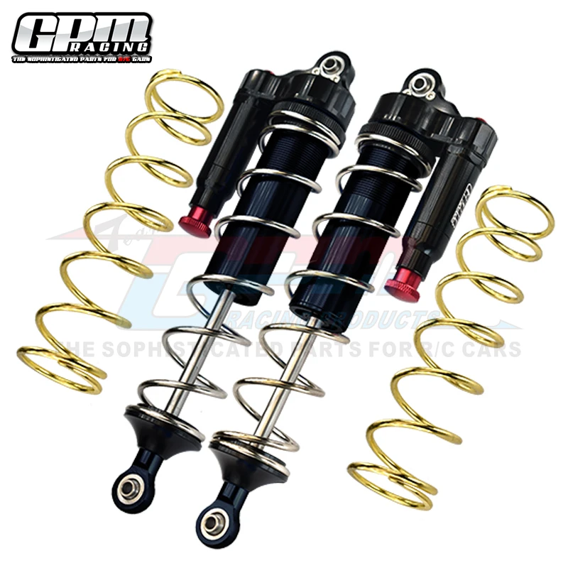 

GPM Aluminum 6061-T6 Rear L-Shape Piggy Back Adjustable Spring Dampers 187Mm