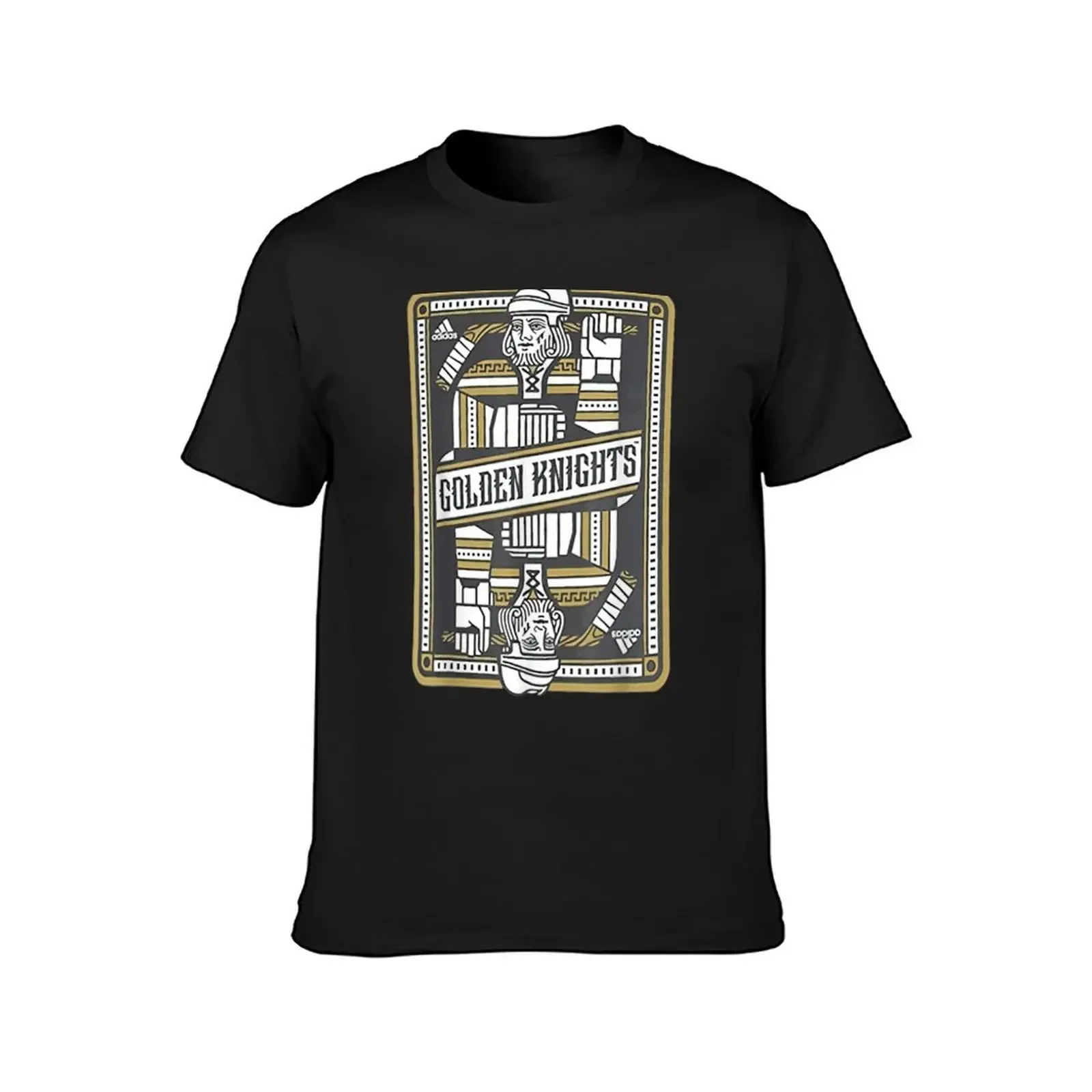 Las Vega Golden Knights Heren Card Logo Amplifie T-shirt topping zomerkleding T-shirt heren