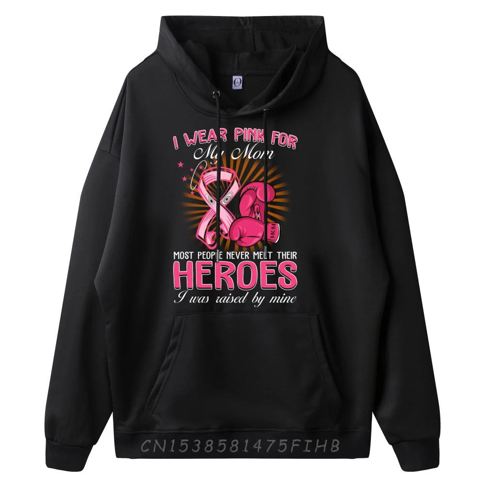 My Heroes I Wear Pink For My Mom Breast Cancer Awareness Mens Clothing Cheap Christmas Sweater