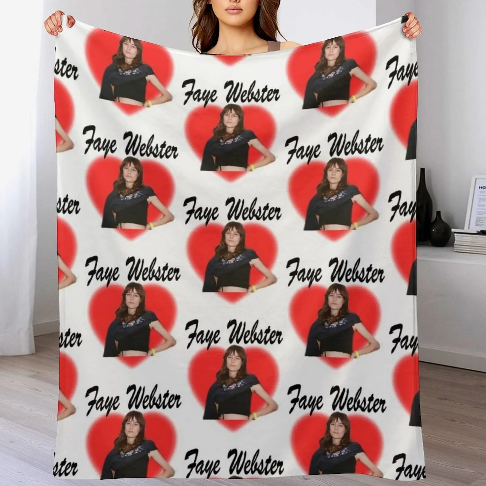 

Faye Webster Throw Blanket Hair Warm Retros Blankets