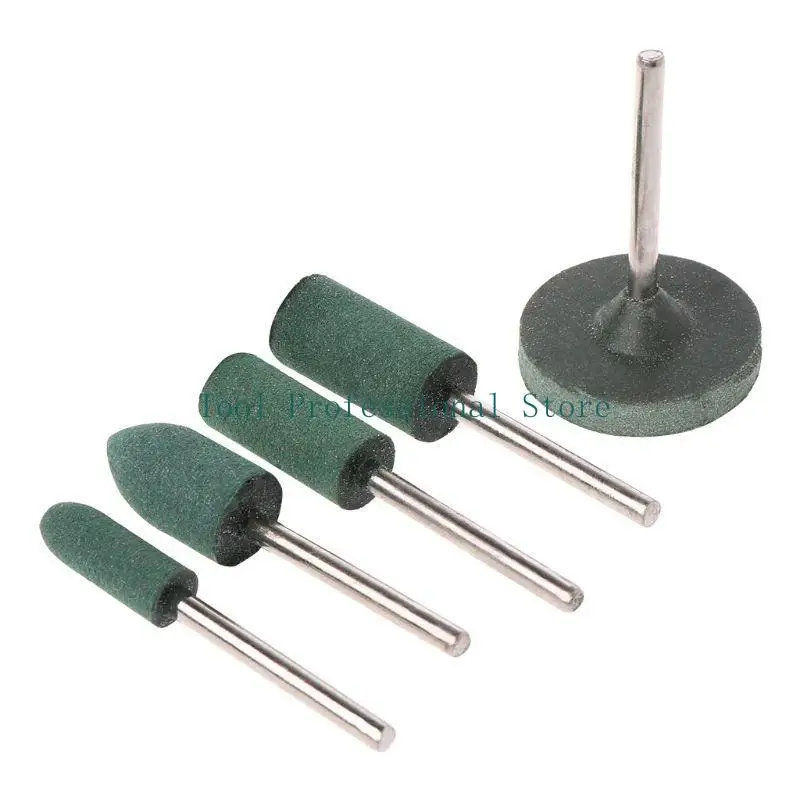57QF 5 PCS الحجر المثبت على كاشف للطحن/التلميع/النحت/القطع متينة