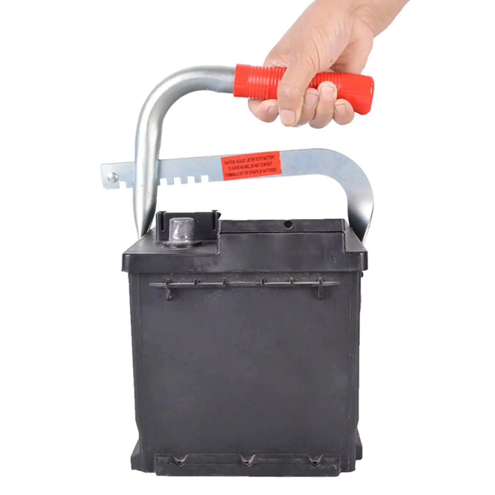 21cm Wide Adjustable Battery Carrying Tool with Rubber Grip Battery Lifter for Car and Truck Battery Removal