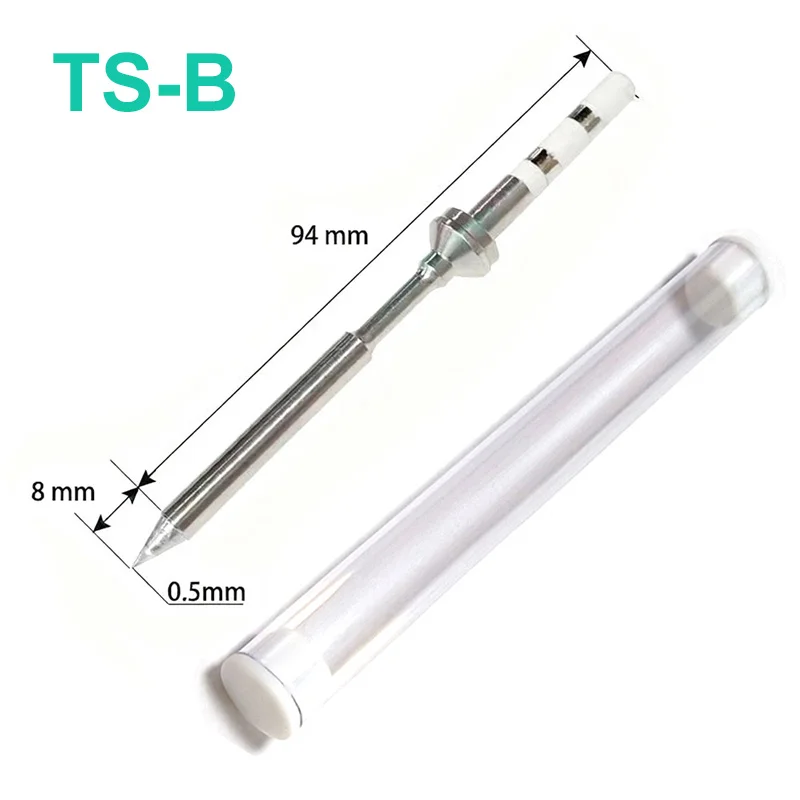 TS100 MINI Welding Sharp Mouth TS-B TS-B2 TS-BL For Miniware TS101 T85 PTS200 SQ001 Pin64 Pinecil V1 V2 Soldering Iron Tip