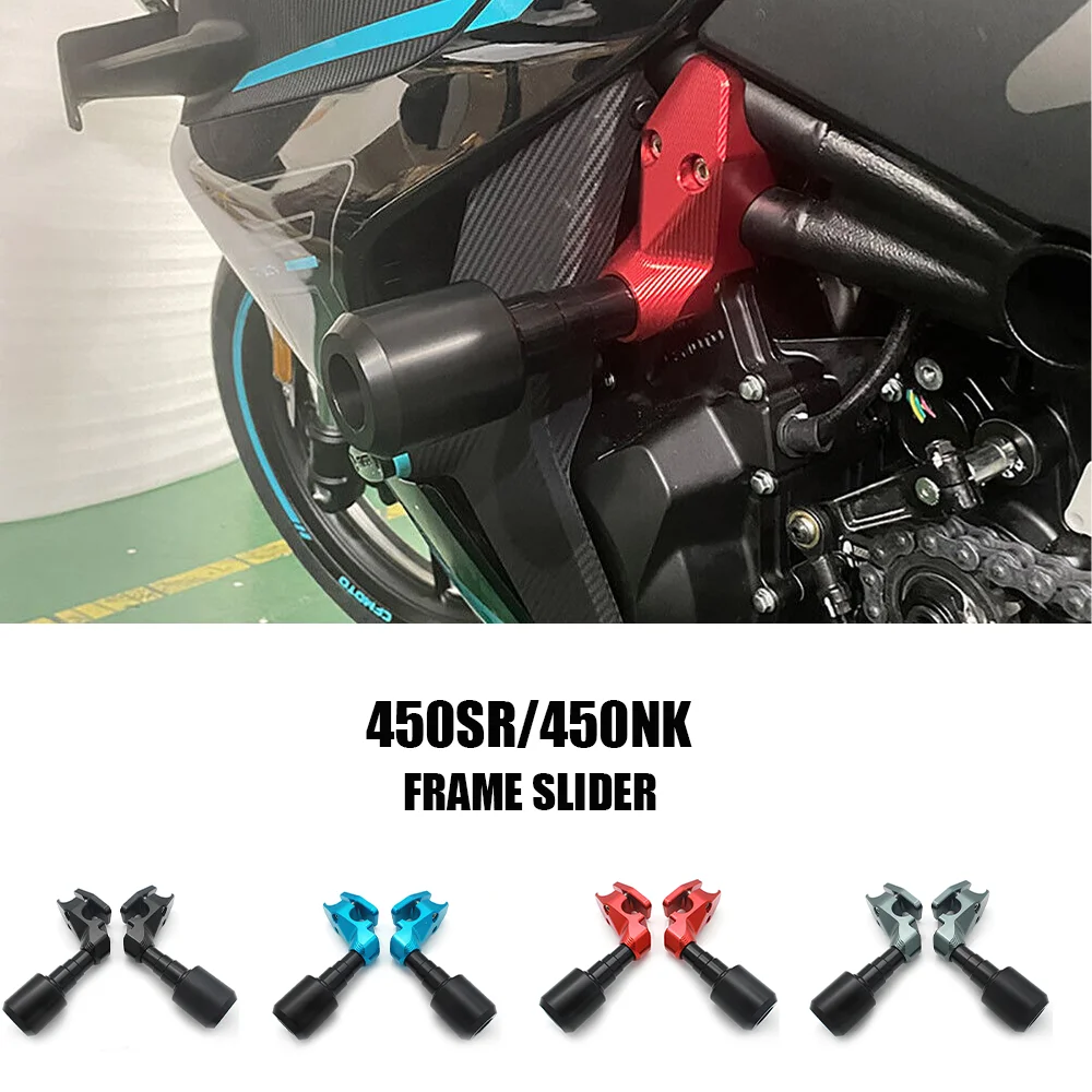 

For CFMOTO 450SR 450SRS 450NK Engine Protection Falling Crash Protector 450SR Frame Slider Frame Sliders Crash Pad