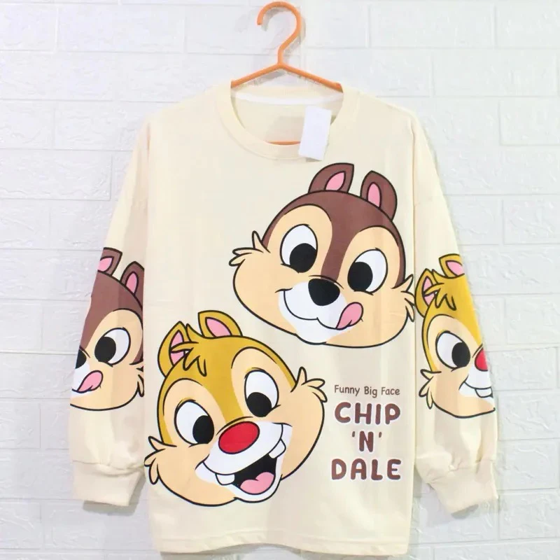 

Disney Lovely Chip 'n' Dale Family Matching Outfits Boys Girls Crew Neck Sweatshirt Soft Comfy Relaxed-Fit Plus Size Fall Winter